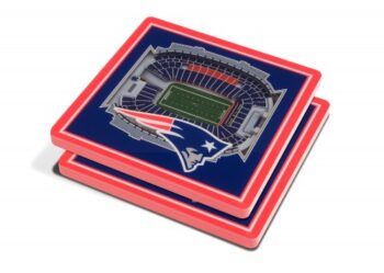 Merch # NFL Untersetzer New England Patriots 3DStadiumView # 1020299
