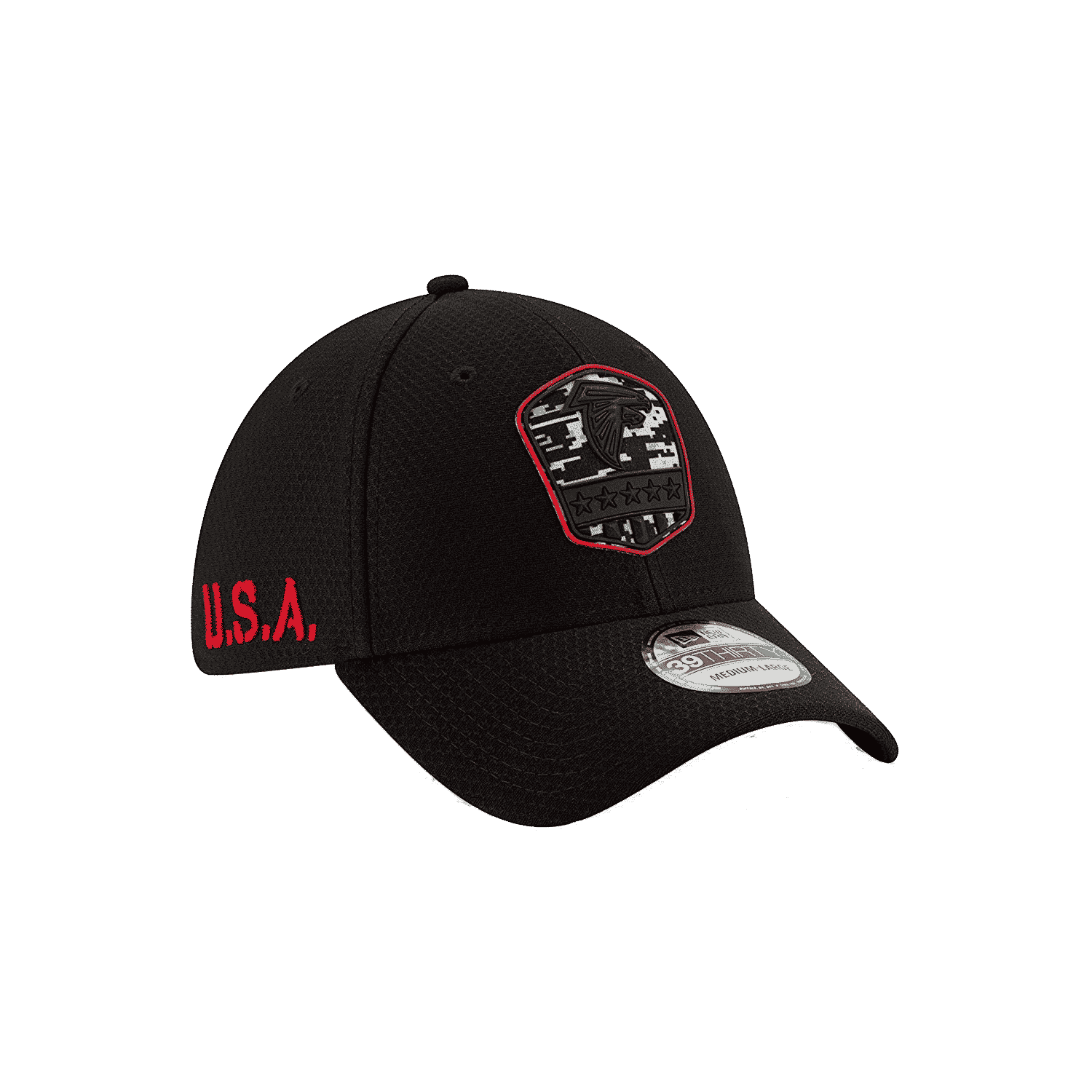 New Era NFL Cap Atlanta Falcons 3930 Salute To Service Black 12114099