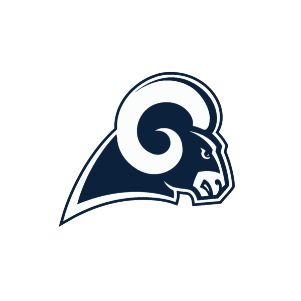 Merch # NFL Premium Acryl Magnet Logo 9x5cm Los Angeles Rams # 1019006