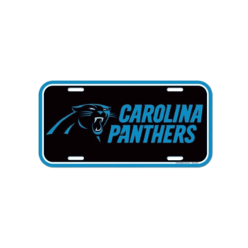 Merch # NFL Nummernschild Carolina Panthers # 2019000