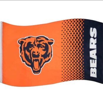 Merch # NFL Fahne Logo Chicago Bears # FLG53NFLFADECB
