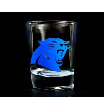 Merch # NFL Shotglas Carolina Panthers 2cl Glas # 13663229